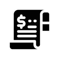 accounting glyph icon. Strong and solid icon for websites, mobile interfaces, presentations, and visual branding. High quality and easy to edit. vector