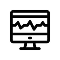 health rate line icon. Clean and minimalist icon for websites, mobile apps, presentations, and logos. Fully scalable and customizable for any project. vector