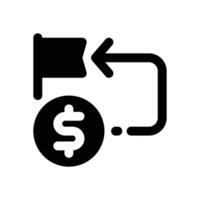 work step glyph icon. Strong and solid icon for websites, mobile interfaces, presentations, and visual branding. High quality and easy to edit. vector