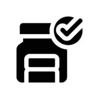 saving glyph icon. Strong and solid icon for websites, mobile interfaces, presentations, and visual branding. High quality and easy to edit. vector
