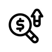 research line icon. Clean and minimalist icon for websites, mobile apps, presentations, and logos. Fully scalable and customizable for any project. vector
