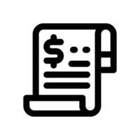 accounting line icon. Clean and minimalist icon for websites, mobile apps, presentations, and logos. Fully scalable and customizable for any project. vector