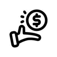 income line icon. Clean and minimalist icon for websites, mobile apps, presentations, and logos. Fully scalable and customizable for any project. vector