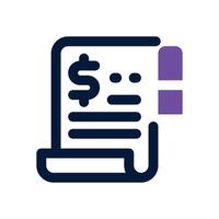accounting dual tone icon. Sleek and modern icon for websites, mobile apps, marketing materials, and corporate design. Fully scalable and ready to use.. vector