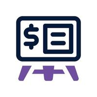 planning dual tone icon. Sleek and modern icon for websites, mobile apps, marketing materials, and corporate design. Fully scalable and ready to use.. vector