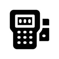payment method glyph icon. Strong and solid icon for websites, mobile interfaces, presentations, and visual branding. High quality and easy to edit. vector