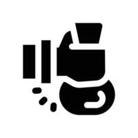 loan glyph icon. Strong and solid icon for websites, mobile interfaces, presentations, and visual branding. High quality and easy to edit. vector