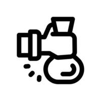 loan line icon. Clean and minimalist icon for websites, mobile apps, presentations, and logos. Fully scalable and customizable for any project. vector