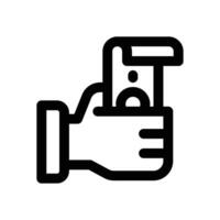 cash line icon. Clean and minimalist icon for websites, mobile apps, presentations, and logos. Fully scalable and customizable for any project. vector