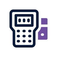 payment method dual tone icon. Sleek and modern icon for websites, mobile apps, marketing materials, and corporate design. Fully scalable and ready to use. vector