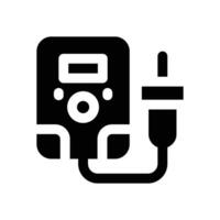 multimeter glyph icon. Strong and solid icon for websites, mobile interfaces, presentations, and visual branding. High quality and easy to edit. vector
