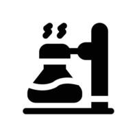 experiment glyph icon. Strong and solid icon for websites, mobile interfaces, presentations, and visual branding. High quality and easy to edit. vector