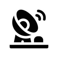 radar glyph icon. Strong and solid icon for websites, mobile interfaces, presentations, and visual branding. High quality and easy to edit. vector