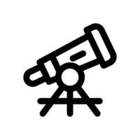telescope line icon. Clean and minimalist icon for websites, mobile apps, presentations, and logos. Fully scalable and customizable for any project. vector