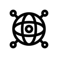 gyroscope line icon. Clean and minimalist icon for websites, mobile apps, presentations, and logos. Fully scalable and customizable for any project. vector