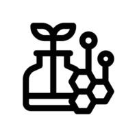 biotechnology line icon. Clean and minimalist icon for websites, mobile apps, presentations, and logos. Fully scalable and customizable for any project. vector