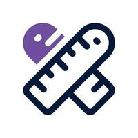 ruller dual tone icon. Sleek and modern icon for websites, mobile apps, marketing materials, and corporate design. Fully scalable and ready to use. vector