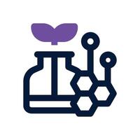 biotechnology dual tone icon. Sleek and modern icon for websites, mobile apps, marketing materials, and corporate design. Fully scalable and ready to use. vector