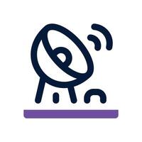 radar dual tone icon. Sleek and modern icon for websites, mobile apps, marketing materials, and corporate design. Fully scalable and ready to use. vector