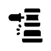 auction glyph icon. Strong and solid icon for websites, mobile interfaces, presentations, and visual branding. High quality and easy to edit. vector