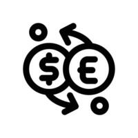 stock exchange line icon. Clean and minimalist icon for websites, mobile apps, presentations, and logos. Fully scalable and customizable for any project. vector