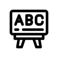 whiteboard line icon. Clean and minimalist icon for websites, mobile apps, presentations, and logos. Fully scalable and customizable for any project. vector