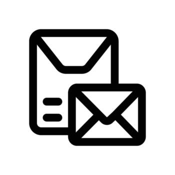 sobre línea icono. limpiar y minimalista icono para sitios web, móvil aplicaciones, presentaciones, y logotipos completamente escalable y personalizable para ninguna proyecto. vector