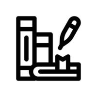 literature line icon. Clean and minimalist icon for websites, mobile apps, presentations, and logos. Fully scalable and customizable for any project. vector