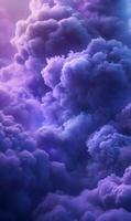 Majestic vaporous accumulation of colors creates captivating and ethereal background design photo