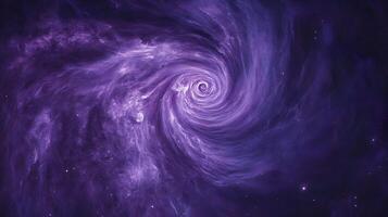 Captivating cosmic spiral of swirling nebula and stardust in deep space depiction photo