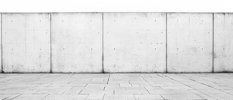 Minimalist concrete wall display urban environment low resolution image contemporary design concept photo