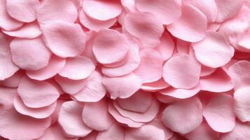 Macro view of light pink cherry blossom petals nature floral texture soft focus close-up delicate beauty photo