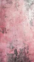 Textured pink concrete wall texture urban setting surface detail artistic environment close-up view abstract concept photo