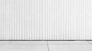 Minimalist white wall displaying clean lines indoor space photography modern aesthetic front view contemporary design photo