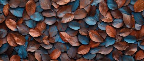 Closeup of colorful leaves background nature high-quality photography vibrant environment artistic perspective photo