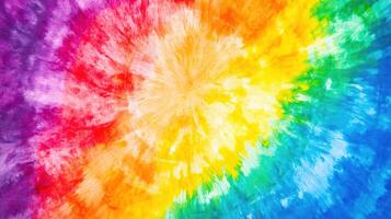 Rainbow tie dye background with vibrant colors and proud expression photo