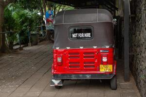 uk-Tuks and Traffic on a Busy Colombo Street photo
