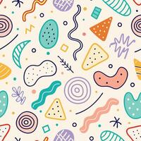 Abstract background Colorful Shapes Pattern vector