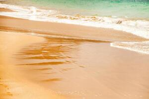 Golden Hour Reflections on the Ocean Waves in Tenerife photo