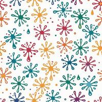 Abstract Colorful Splotch Pattern vector