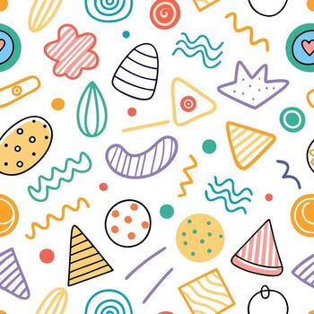 resumen modelo con vistoso formas antecedentes vector