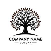 a logo for a company that called tree ON A WHITE BACKGROUND vector