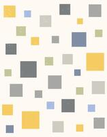 Abstract Minimalist Geometric Squares Pattern vector