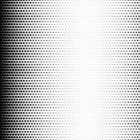 black halftone dots pattern background vector