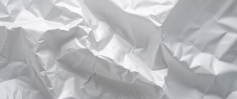 Crumpled paper texture for creative backgrounds and textures. photo