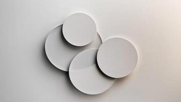 A diagram with three overlapping circular shapes is used to visualize relationships between different sets of data photo
