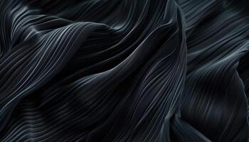 Dark Draped Fabric Pleated Texture Abstract photo