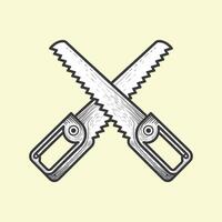 Old ice cutting black design vector