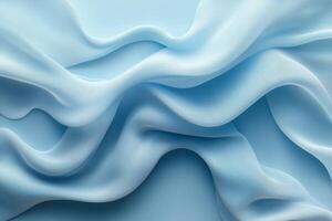 Elegant Blue Background with Flowing Curves for Stylish Designs and Presentations photo
