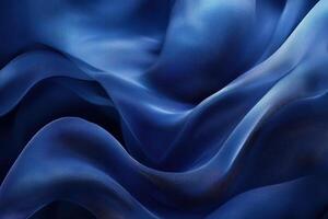 Elegant Blue Background with Flowing Curves for Creative Design Projects photo